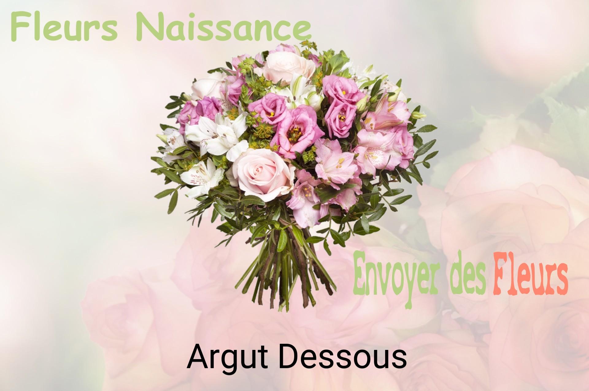 Bouquet de fleurs de naissance livré à Argut-Dessous